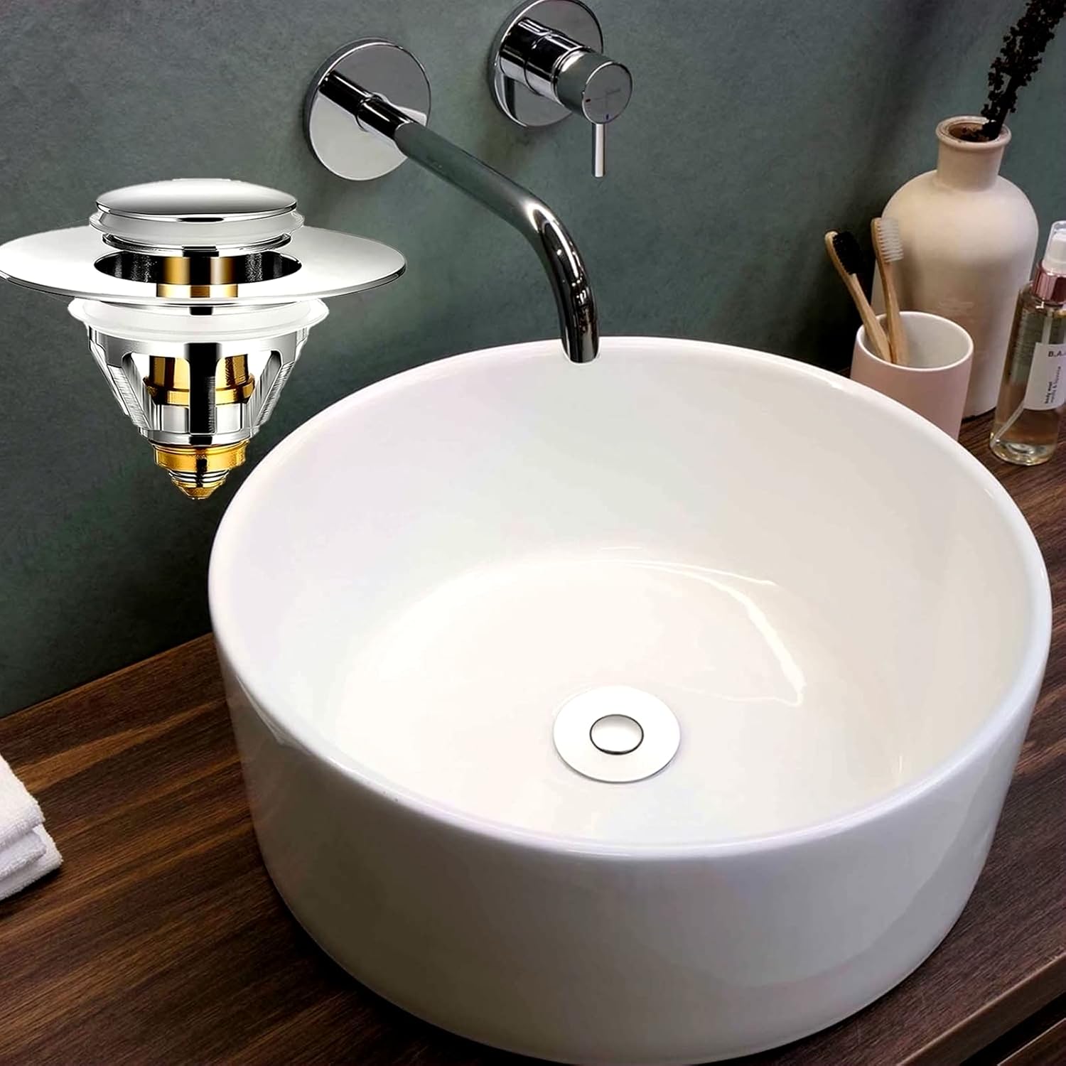 4 tappi universali per lavello, tappi per vasca da bagno, tappi