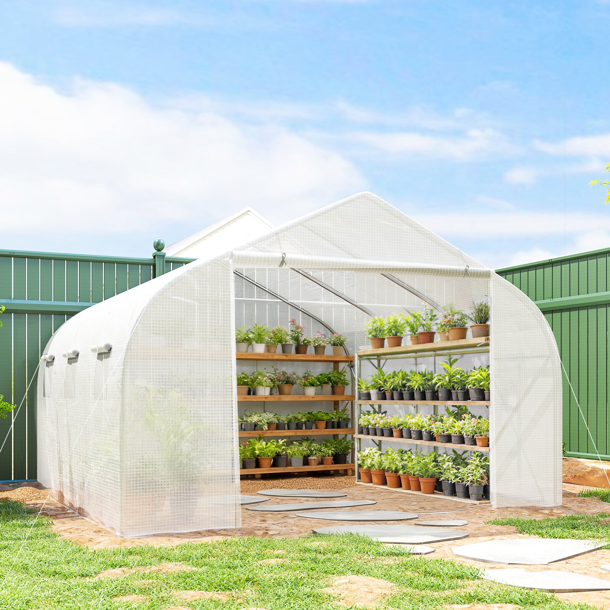 Serre de jardin Plastique Outsunny - 2