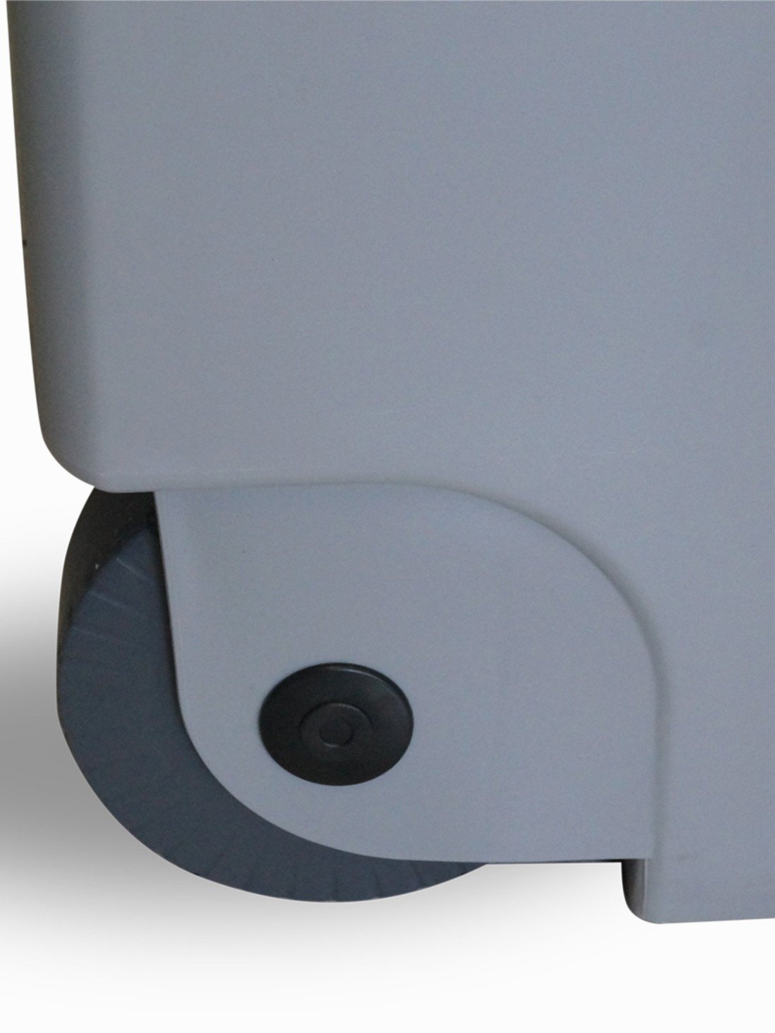 Contentor de lixo Denox 65, 85 e 110 L para reciclagem | Fechado com tampa colorida | 2 rodas | 85 L - Tampa fechada (Preto) - 6