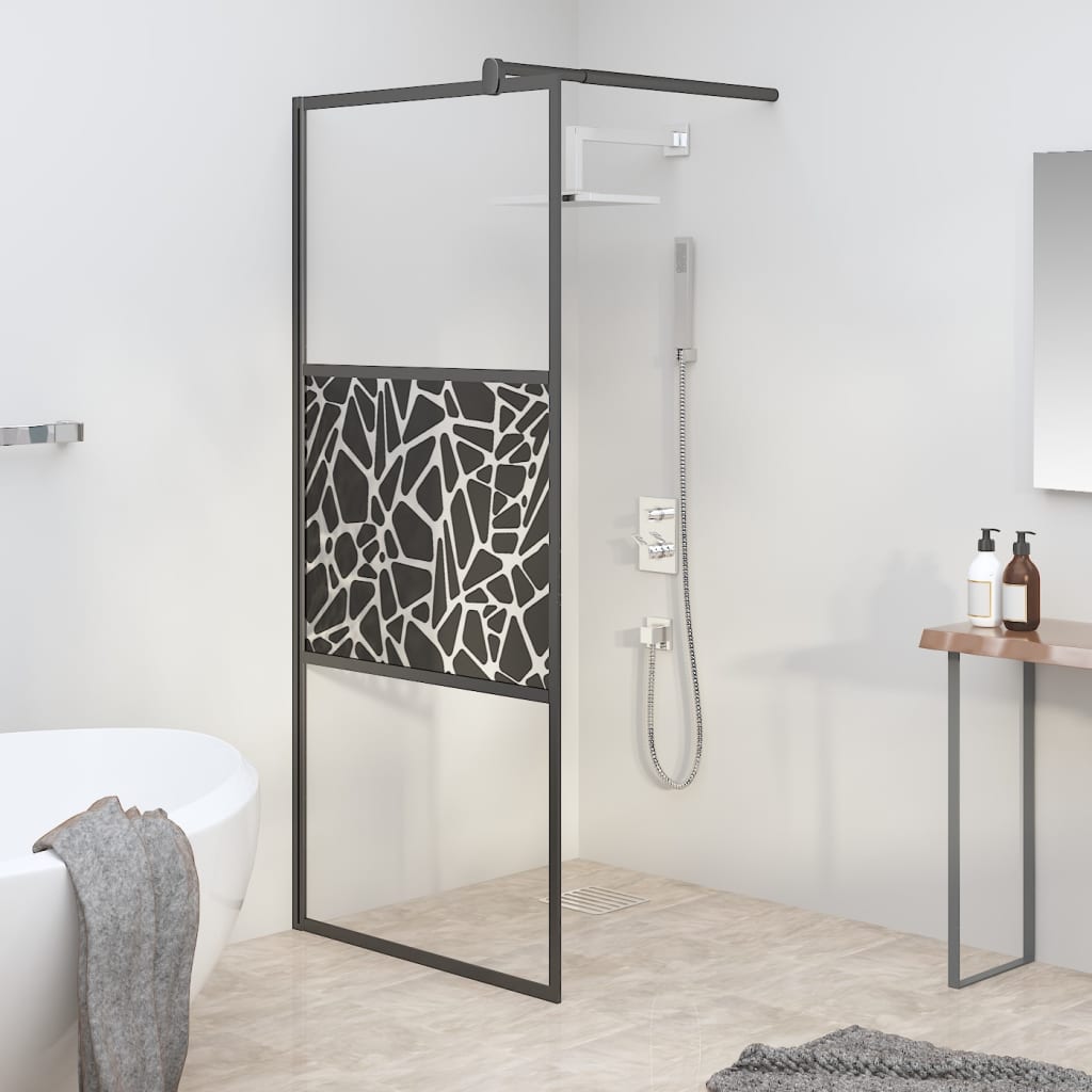 Douchette vidaXL Écran de douche Verre trempé transparent 90x195 cm Douchette vidaXL Écran de douche Verre trempé transparent 90x195 cm