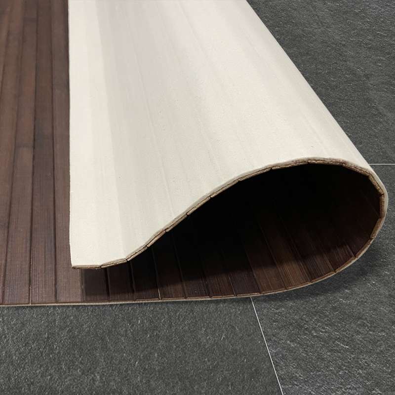 Tappeto In Bambù Naturale, Antiscivolo Marronescuro 60x 90 cm - 3