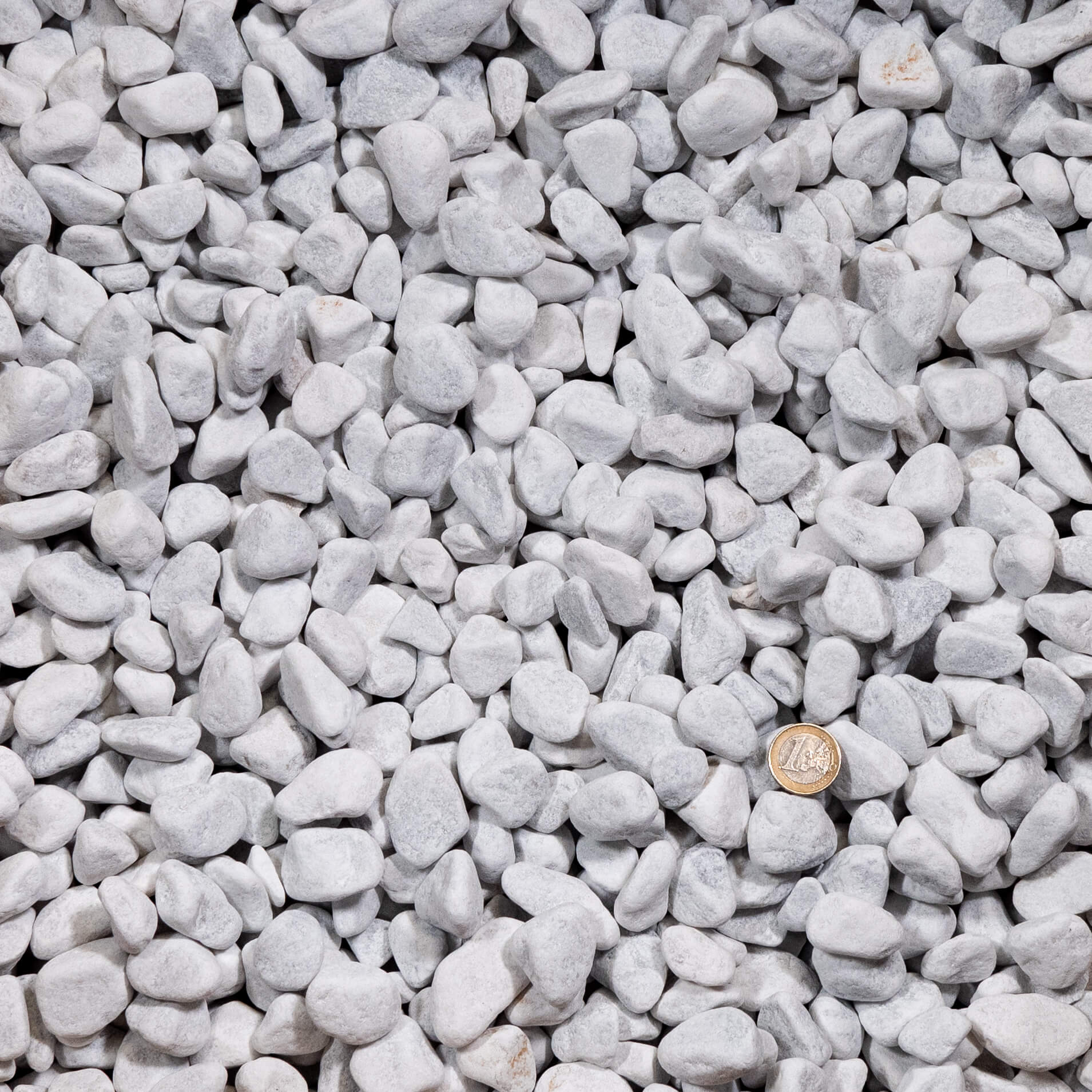 Galet Marbre Blanc Carrare 15-25 mm - Lot de 30 sacs de 20 kg (9 m²) - RO'MA NATURE - 2