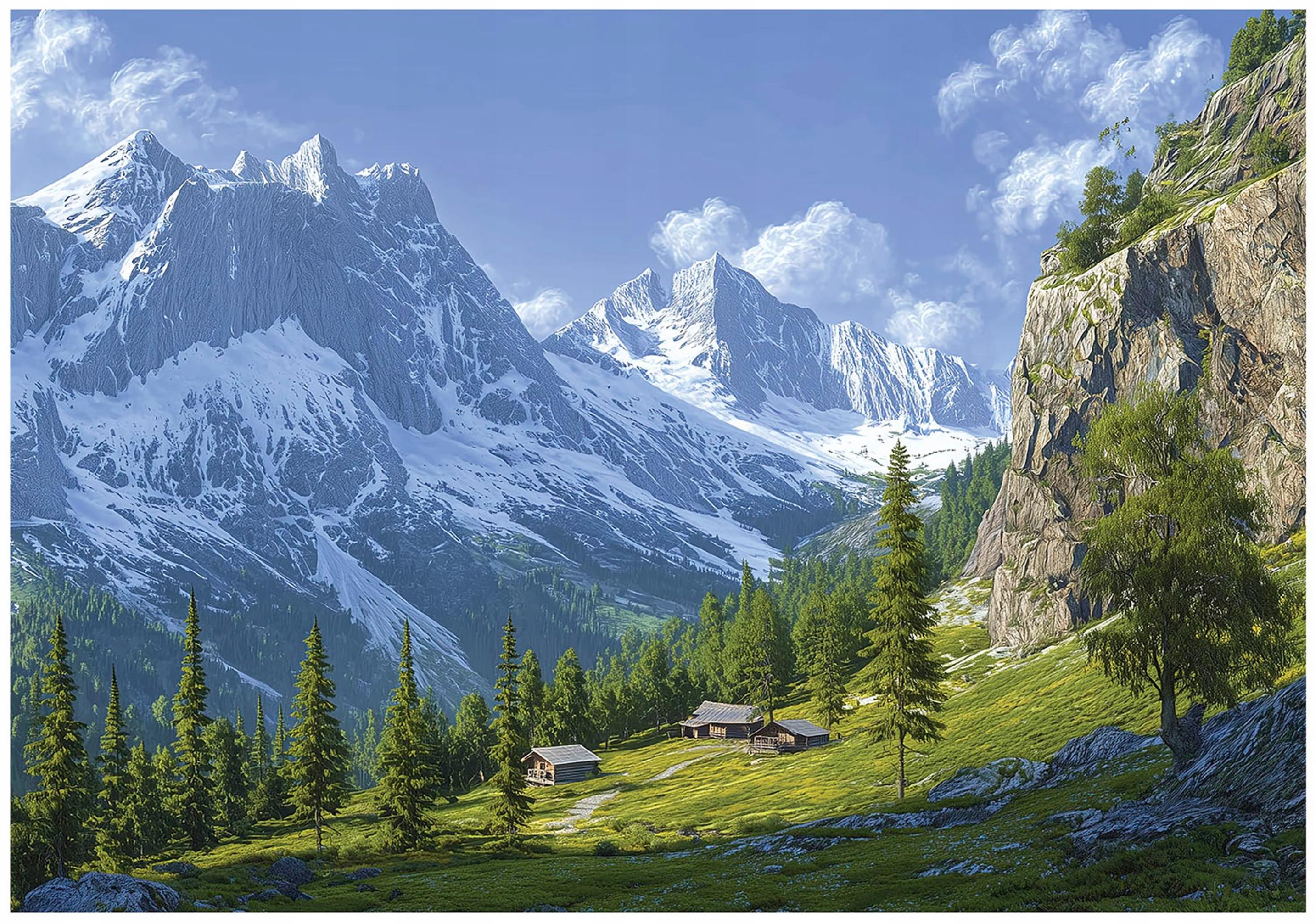 FOTOTAPETA GÓRY 3D NATURA KRAJOBRAZ NA ŚCIANĘ SYPIALNIA SALON 350x250