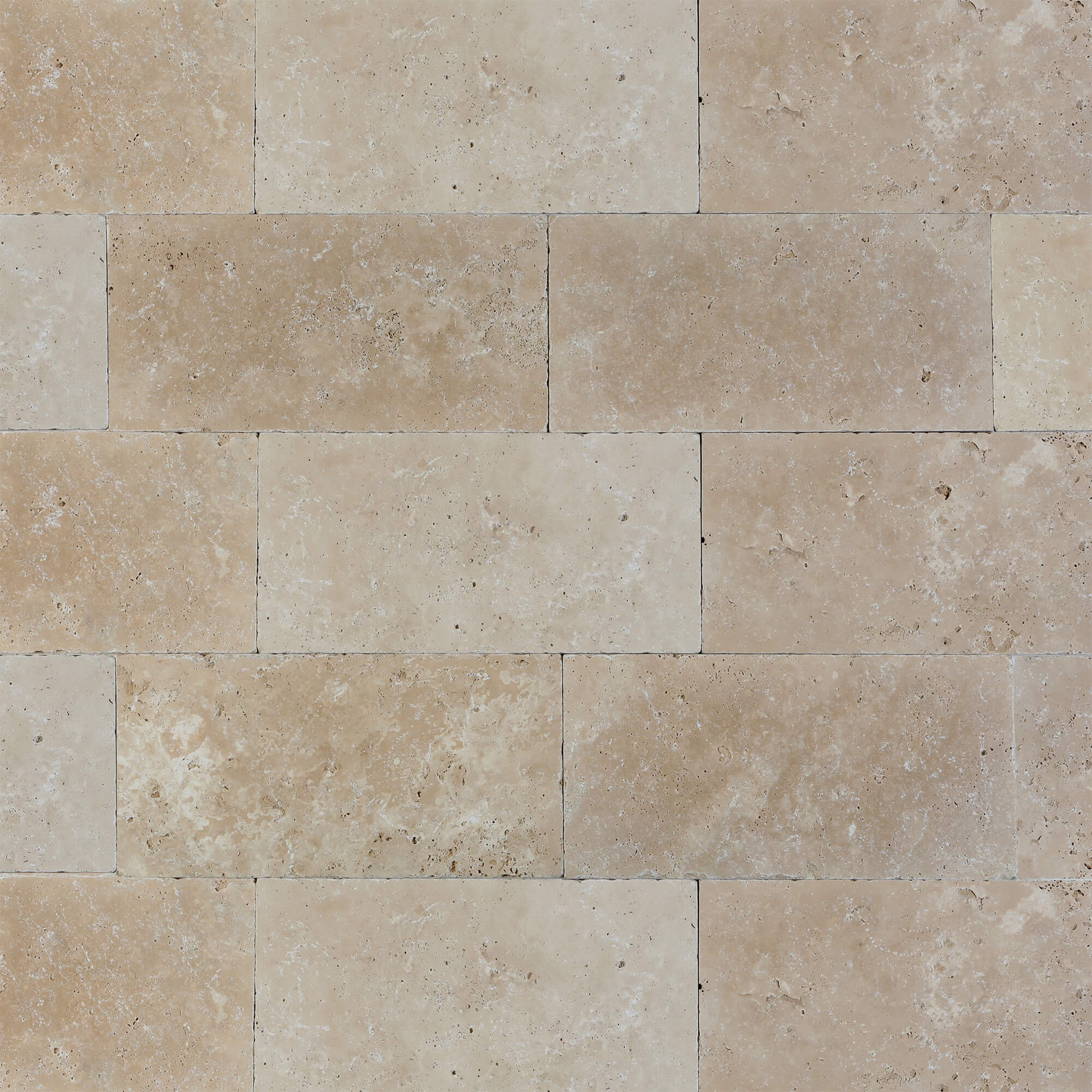 Pierre de parement Travertin Beige Clair 40,6x20,3x1,2 cm (lot de 1,07 m² soit 13 (dalles) - RO'MA NATURE - 6