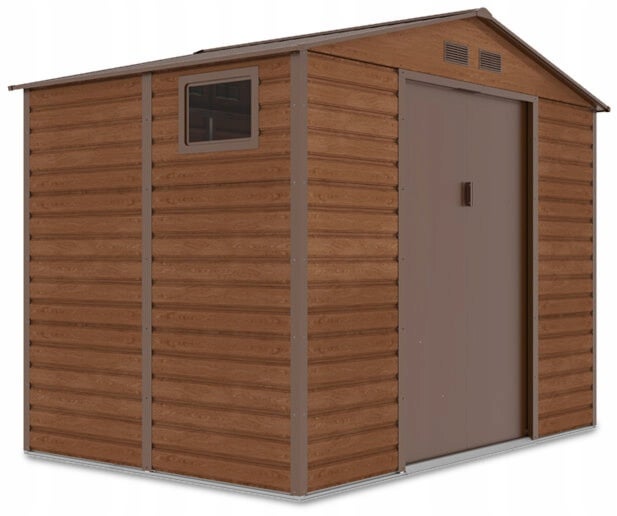 Domek Ogrodowy Narzędziowy na Narzędzia Szopa MONTREAL 277x195cm Metalowy 1 szt