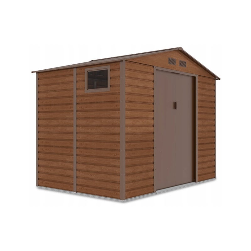 Domek Ogrodowy Narzędziowy na Narzędzia Szopa MONTREAL 277x195cm Metalowy 1 szt