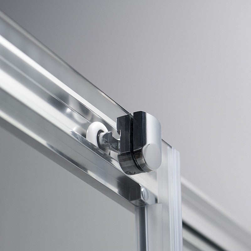 Cabina Box Doccia Angolare Elite 80 x120 Cm Scorrevole Trasparente Cristallo Temperato 6 mm - 4