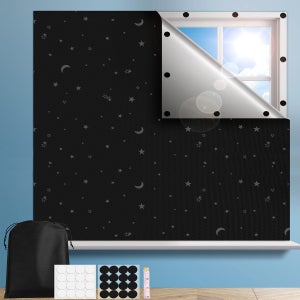 Lot De 2 Décorations Effrayantes Pour Fenêtre Halloween - 80x120 Cm En Polyester - Fantôme Et Faucheuse Avec Ruban Adhésif