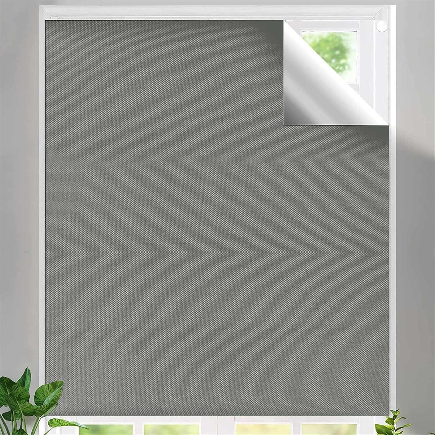 Tenda Fonoassorbente Heimtexland®, 1 Coppia Di Tende Oscuranti Termiche, Con Nastro Per Arricciare La Tenda, Modello 139, Poliestere, Melanzana Mauve, HxB 175x135 Cm Tenda Con Fettuccia - Foto 9