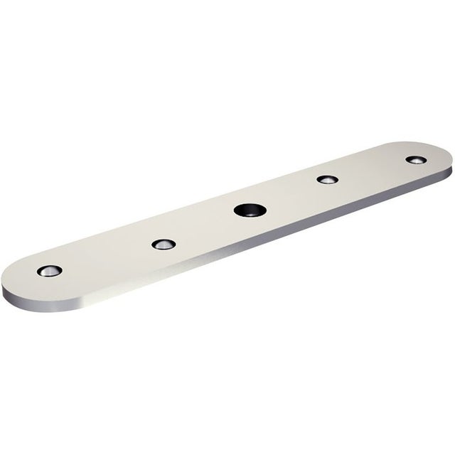 Ferrure de porte à déplacement droit pour porte de 150 kg Mantion Flot - Platine droite fixation sur chant - 56 - Axe de 12 mm