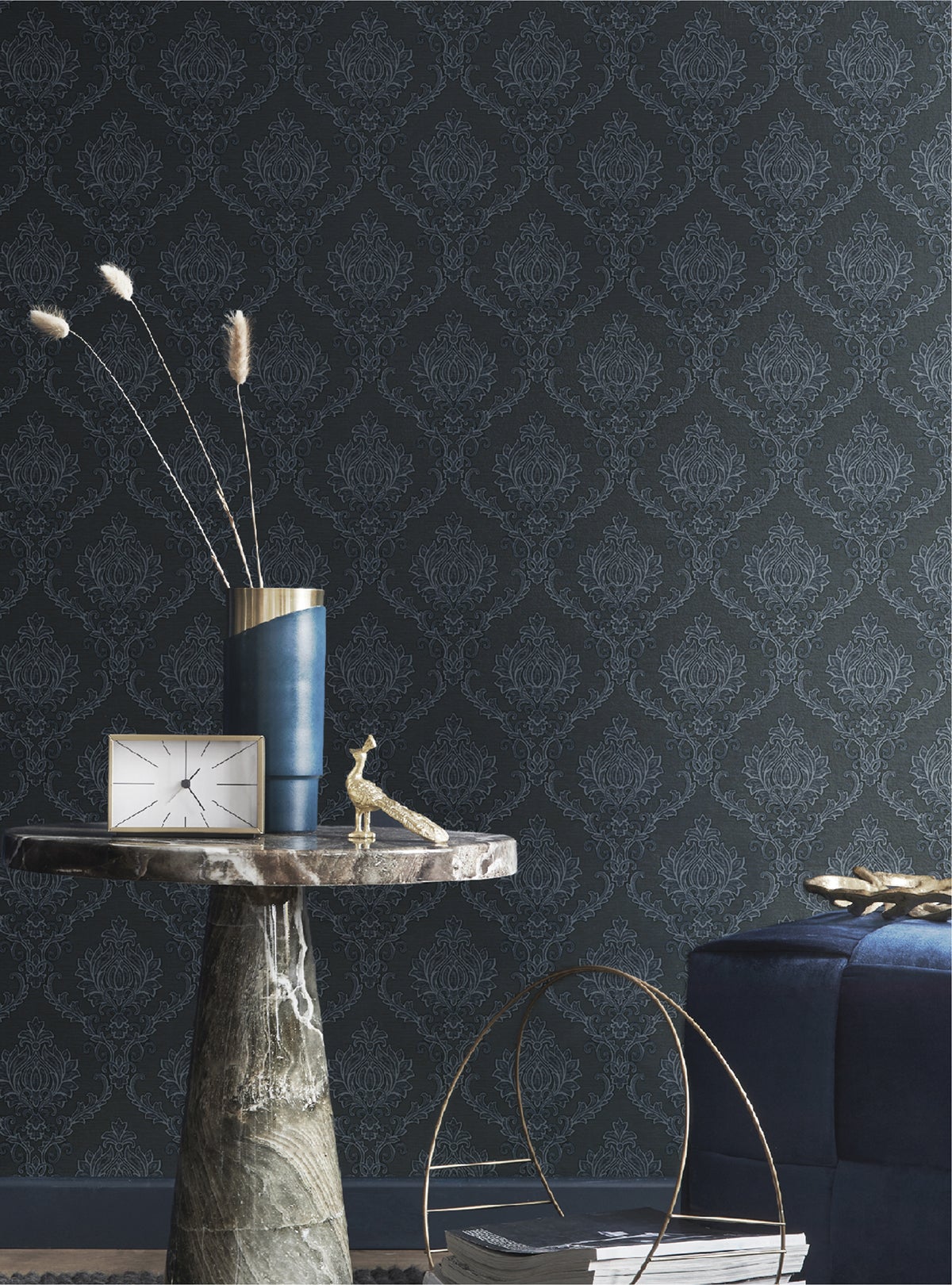 Papier peint vinyle sur intissé Lessivable et brossable Collection Venise L.10.05 x l.0.53 m. - Réf. MC-23649 - 2