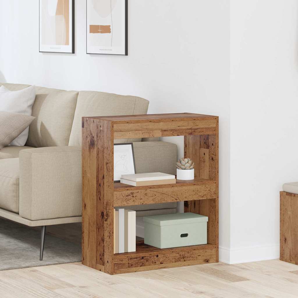 Librería Madera vieja 60 x 30 x 72 cm Madera de ingeniería | Leroy Merlin