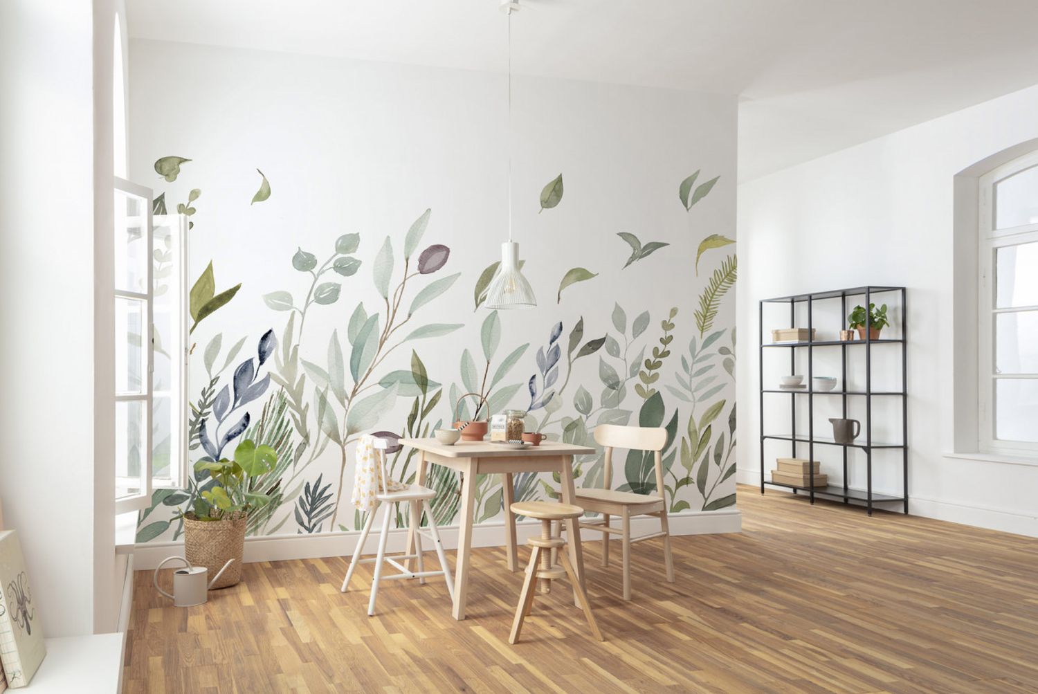 Papier peint panoramique les plantes vert - 350 x 250 cm - Komar - 3