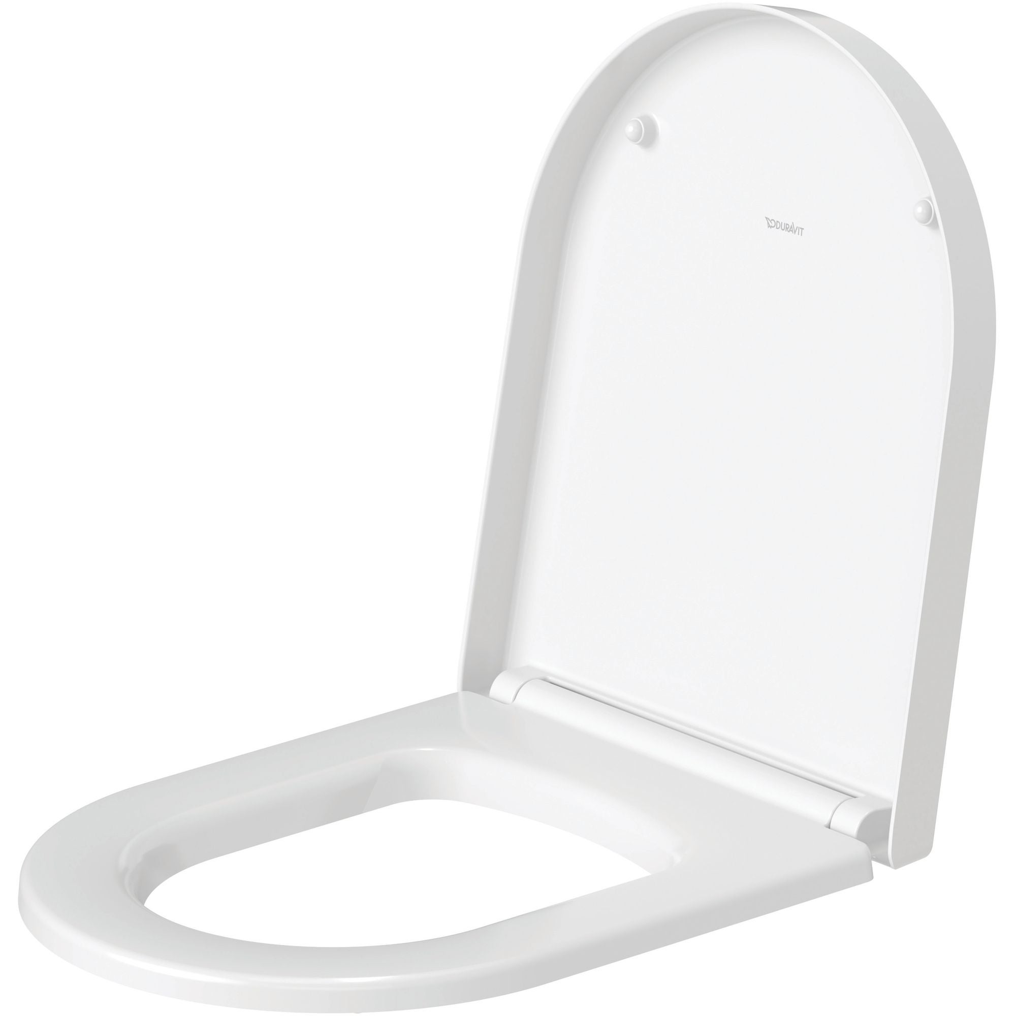 Duravit ME by Starck WC seat, stainless steel hinges, with soft-close mechanism, removable, 0020090000