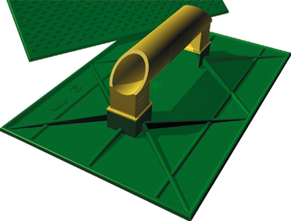 Talocha plastique rectangulaire r2051 - 2