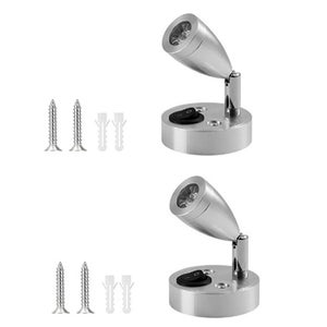 LC-AUTO Lot de 2 spots LED 12 V avec interrupteur réglable pour camping LC-AUTO Lot de 2 spots LED 12 V avec interrupteur réglable pour camping