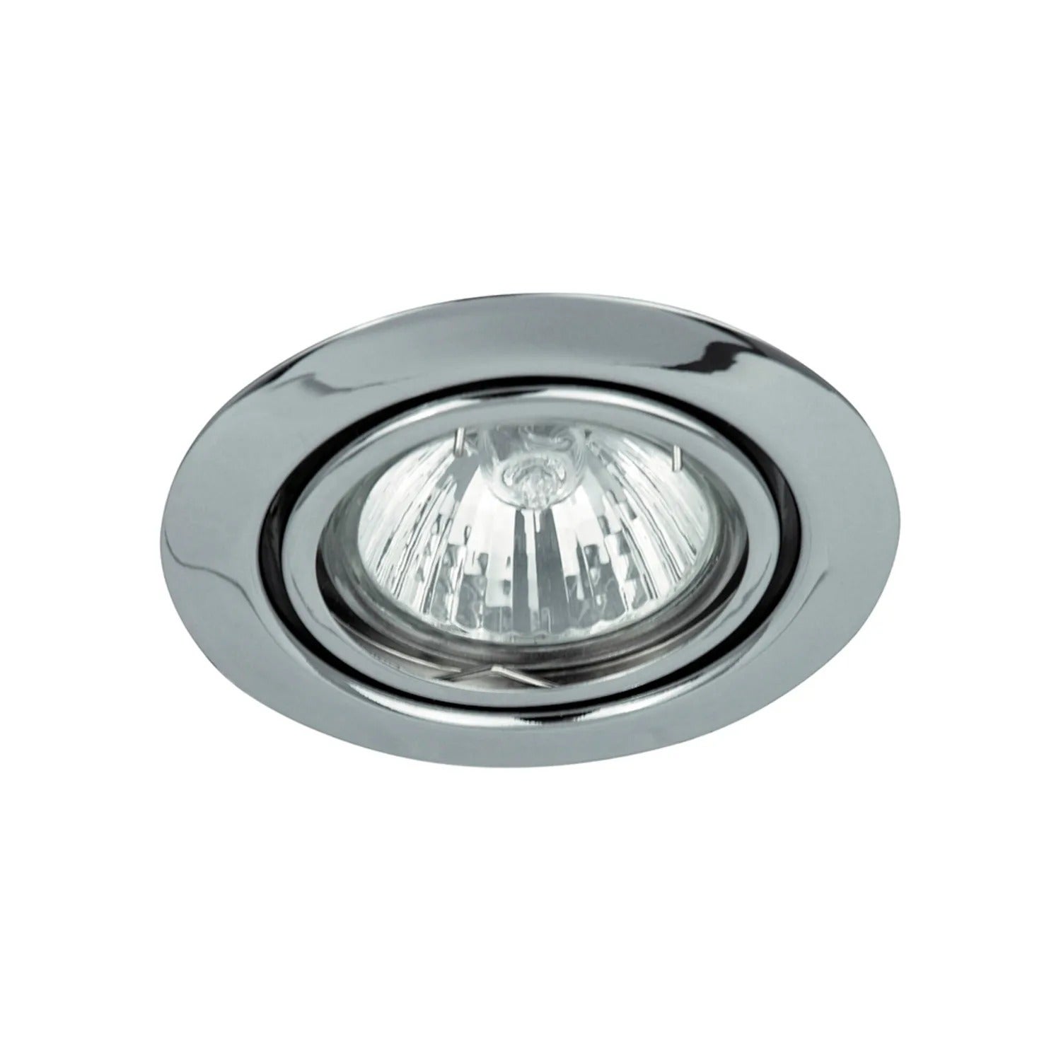 Oprawa sufitowa wpuszczana oczko Spot Relight chromowana 1xMR16x50W okrągła ruchoma IP20 wym: 8,6 x 8,6 cm metal Rabalux