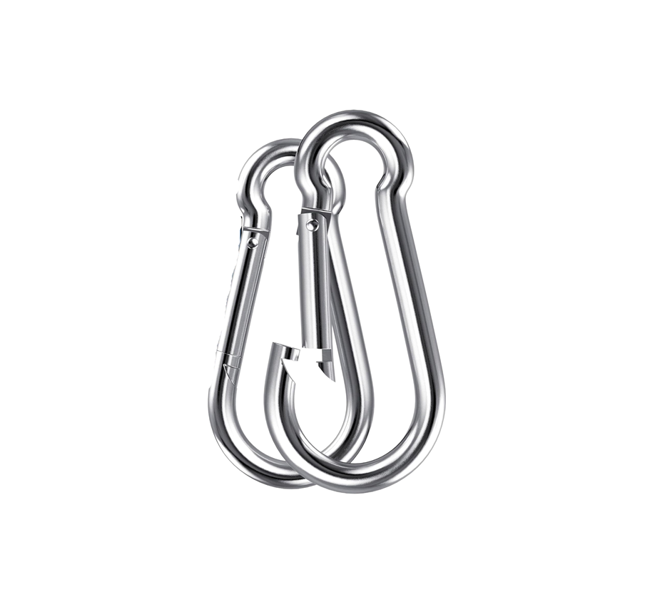 Mousqueton Triangle Acier Inox 5 Mm – Mousqueton Camping Randonnée Pêche Porte-Clés Robuste Et Léger