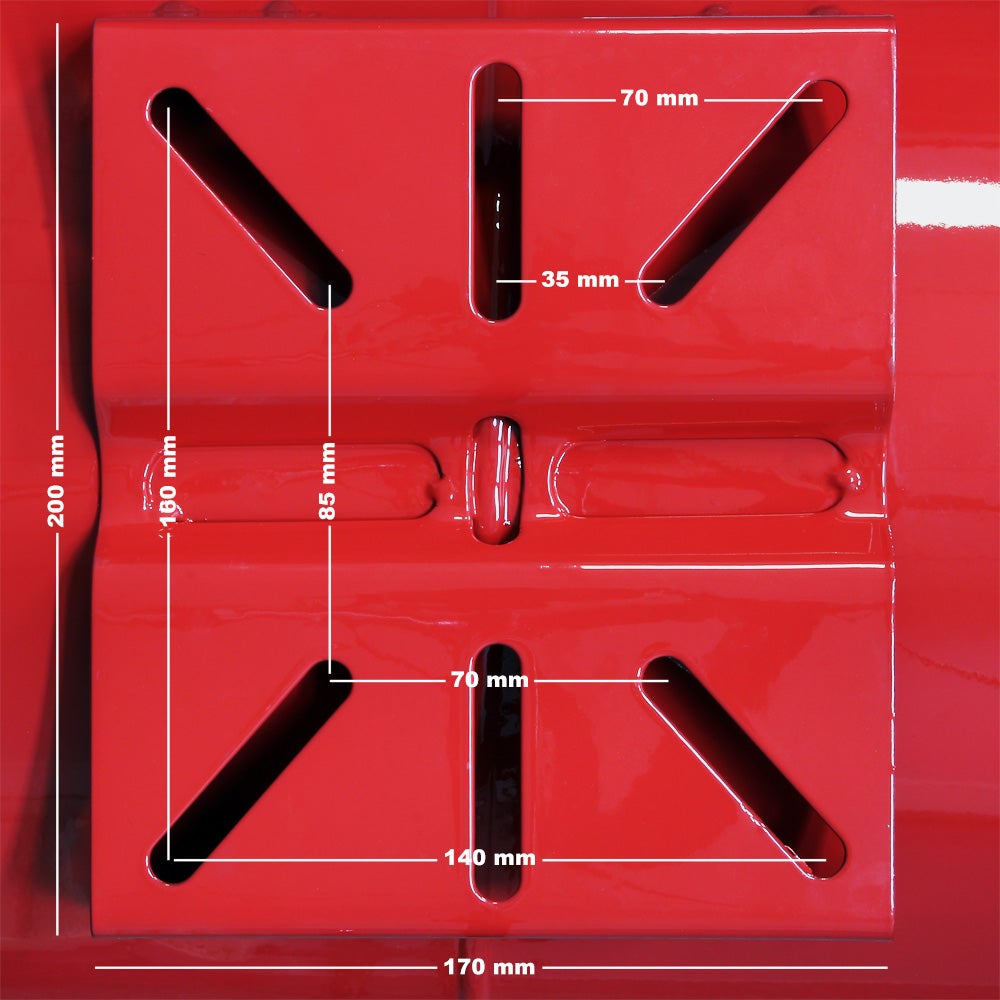 Wiltec Réservoir pression à vessie – 50 Litres – 510 x 370 mm – en Acier – Version horizontale – Surpresseur pour la surpression eau domestique – R... - 6