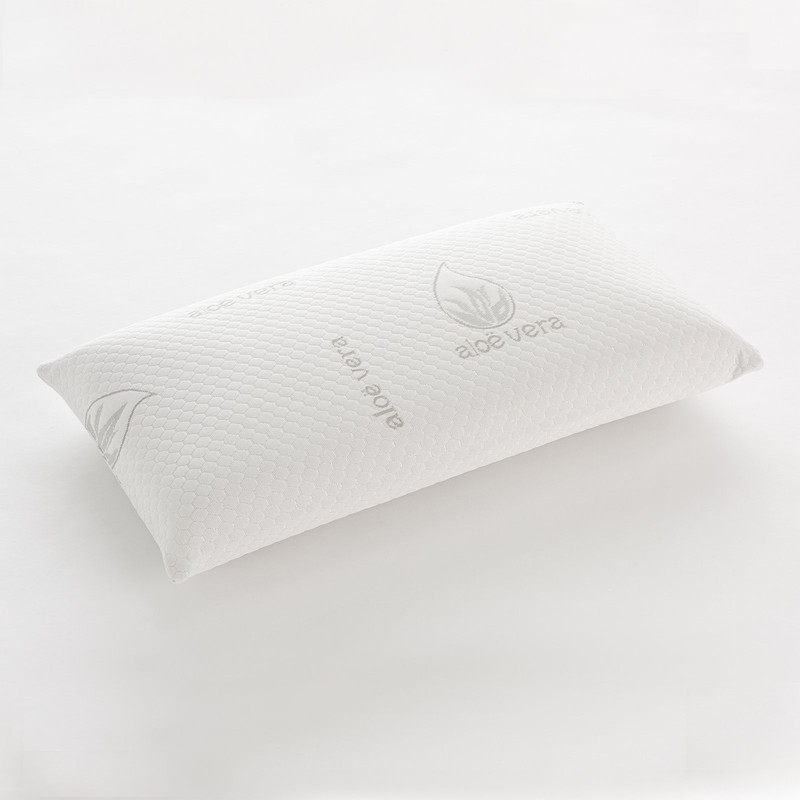Dream&co, almohada viscoelástica aloe vera 105, firmeza media, ergonómica y adaptable