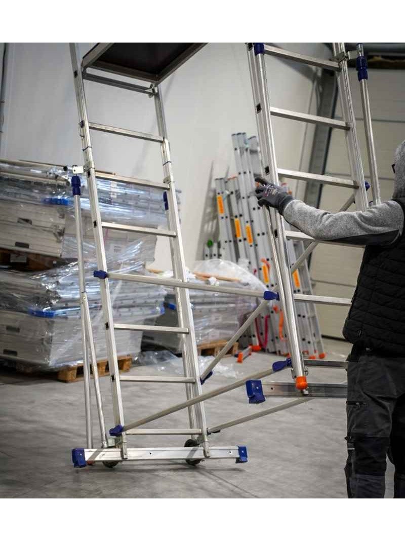 Échafaudage en aluminium Pinna Clic h 365 Facal - 3