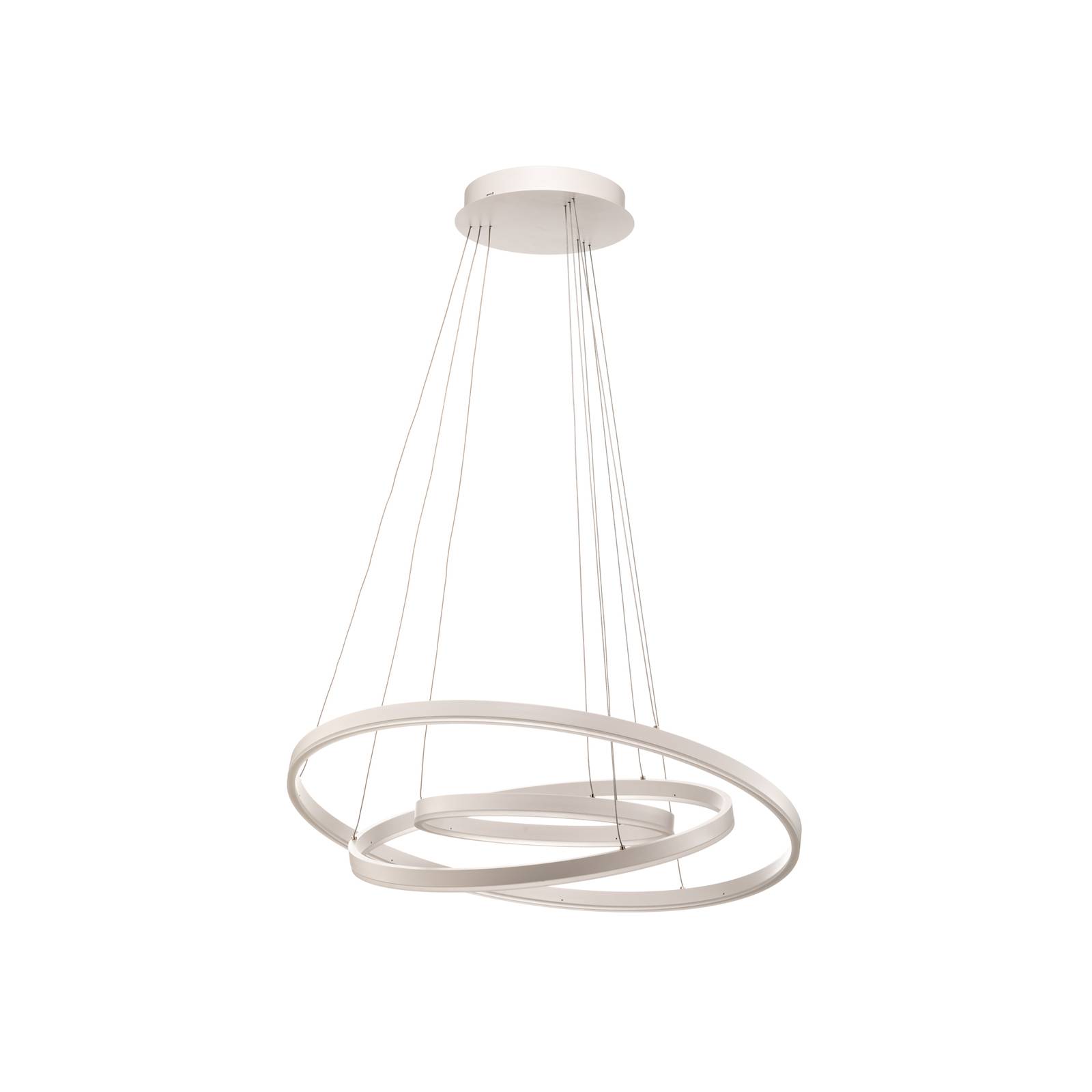 Plafonnier led lustre moderne, blanc, 55*55*9cm, en acrylique, lumière blanc, 60W