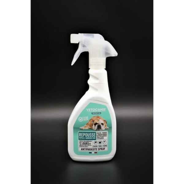 VETOCANIS Spray anti-pulgas, anti-carrapatos e anti-mosquito - Para Cães - 500 ml - 4