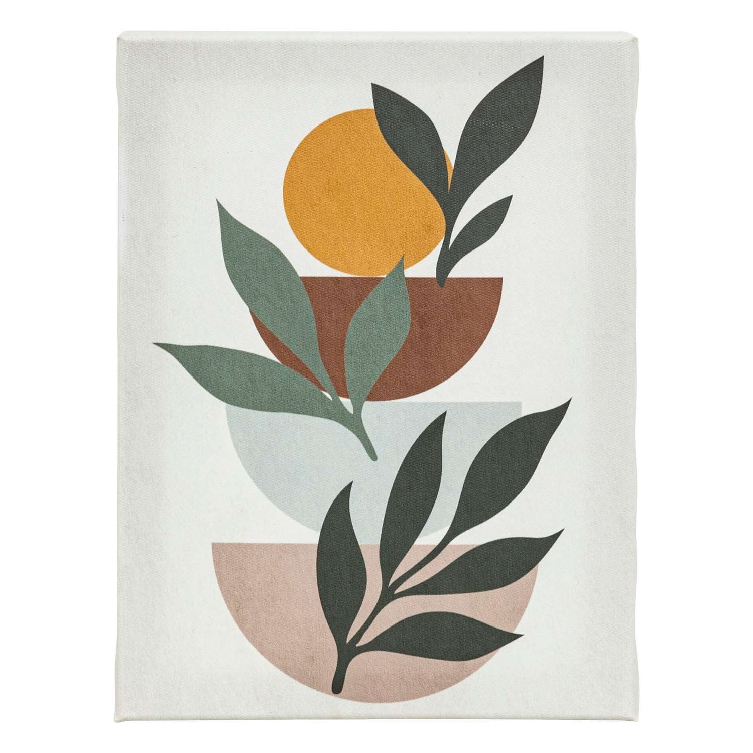 Lot de 5 toiles imprimées SOLEIL - Multicolore - 7