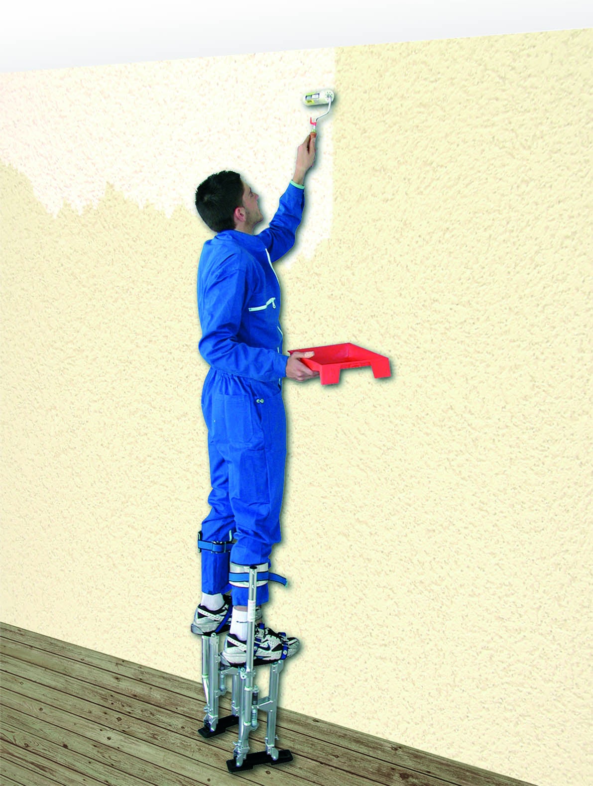 Piastra Per Trampoli Da Cartongesso - Lega Di Alluminio Con Imbottitura In Schiuma 581317 - Foto 2