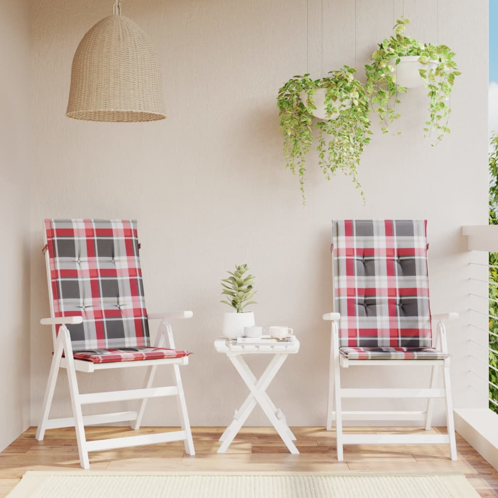 Lot De 2 Coussins De Chaise 40x40 Cm - Épais Et Déhoussable Pour Intérieur/extérieur