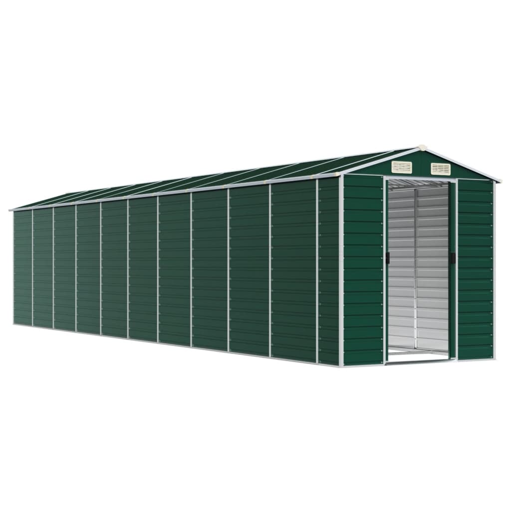Maison Exclusive - Abri de jardin vert 191x895x198 cm acier galvanisé - 3