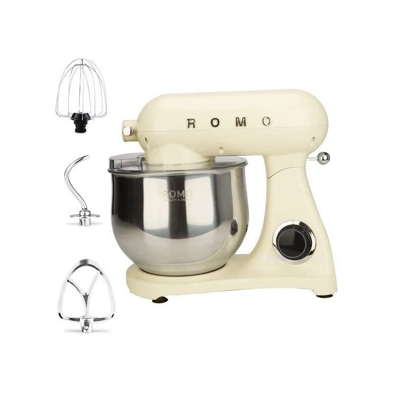 Robot Pâtissier Eisenbach 1200W Noir/rouge – Bol 3,5L + Fouet, Batteur, Crochet