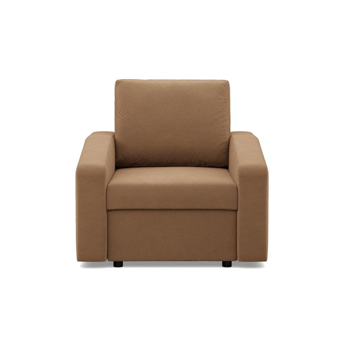 Fotel wypoczynkowy, BLOM, Mikrofaza, 83x92x85 cm, cappuccino | TYLETEGOTU