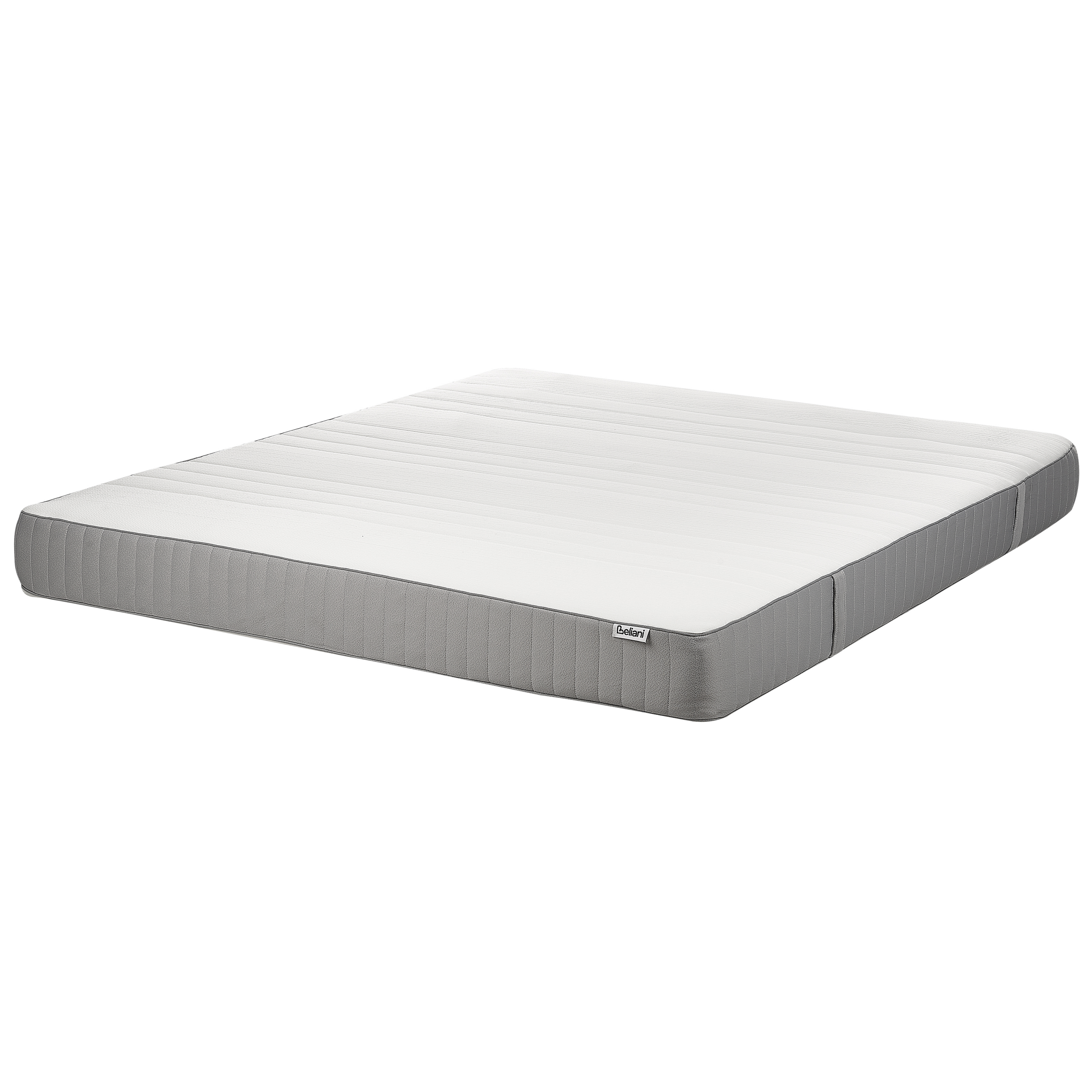 Beliani colchón de espuma viscoelástica fancy duro 180 x 200 cm