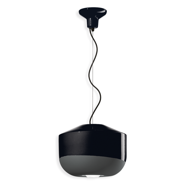 Deco' bellota c2541, lámpara colgante de cerámica, ferroluce