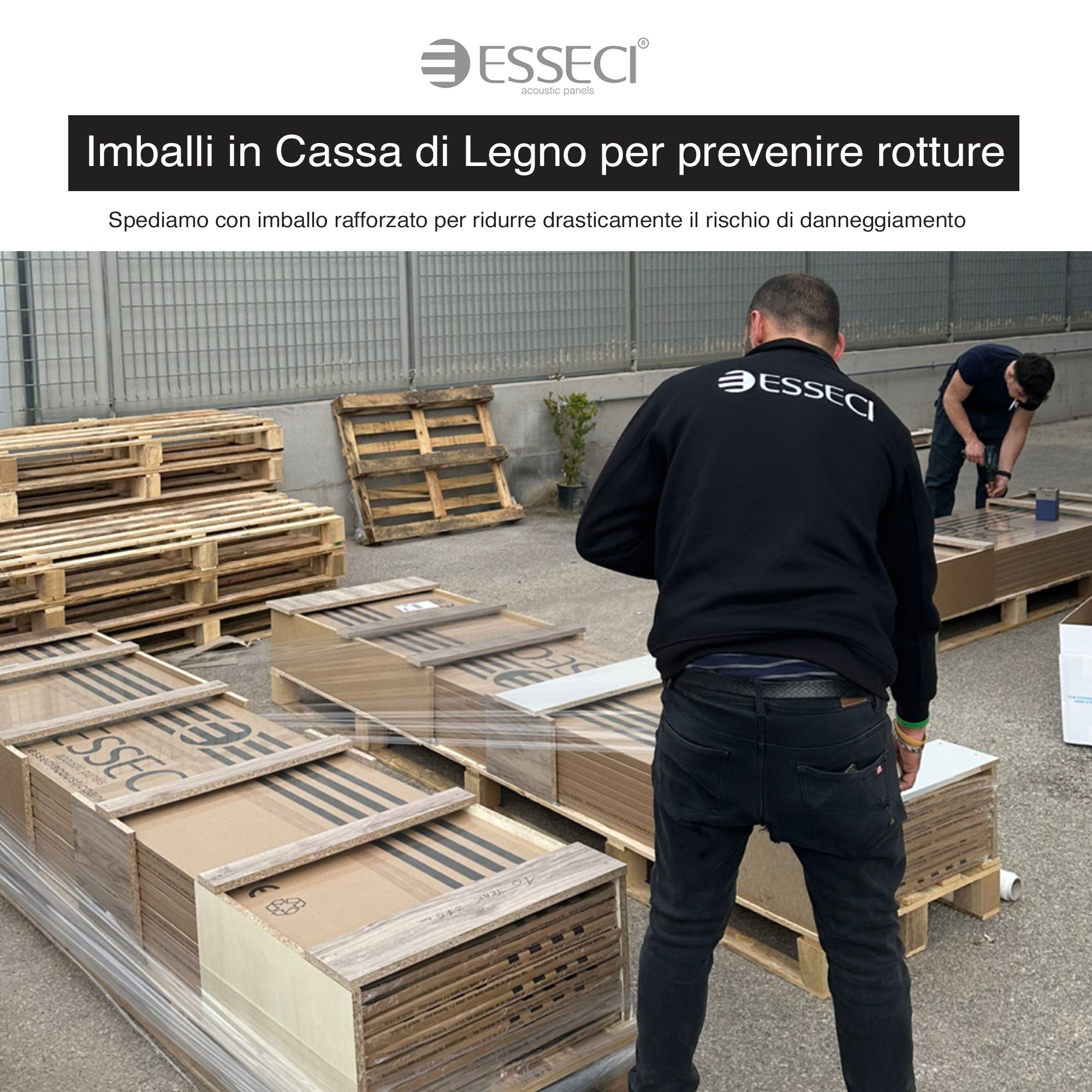 Pannelli decorativo dogato fonoassorbente Esseci Rovere Naturale 275X60 cm - 9