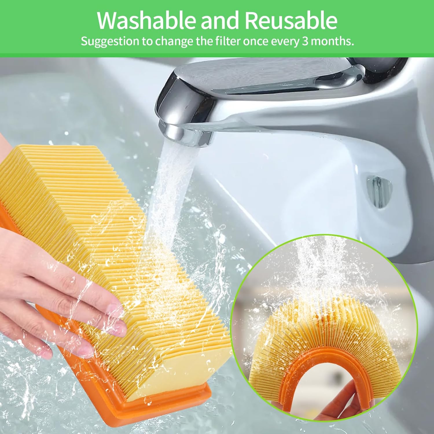 2 Filtres de Rechange pour Aspirateur Kärcher AD3/AD4 Premium – Haute Efficacité - 5