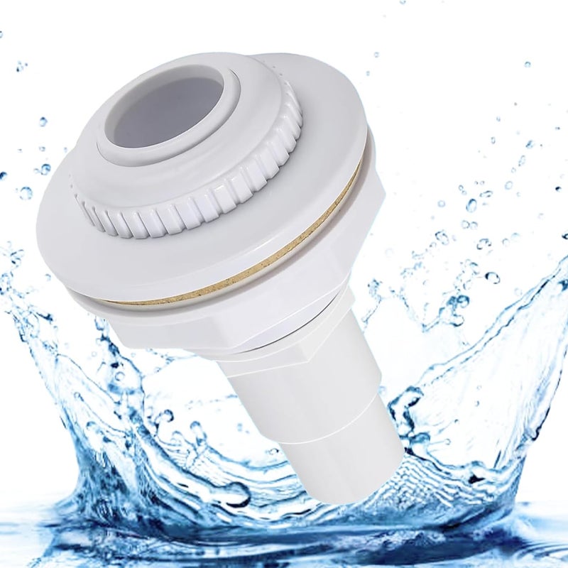 Wlot wody do basenu, wlot wody 38/32 mm, odpowiedni do standardowego wlotu wody do basenu