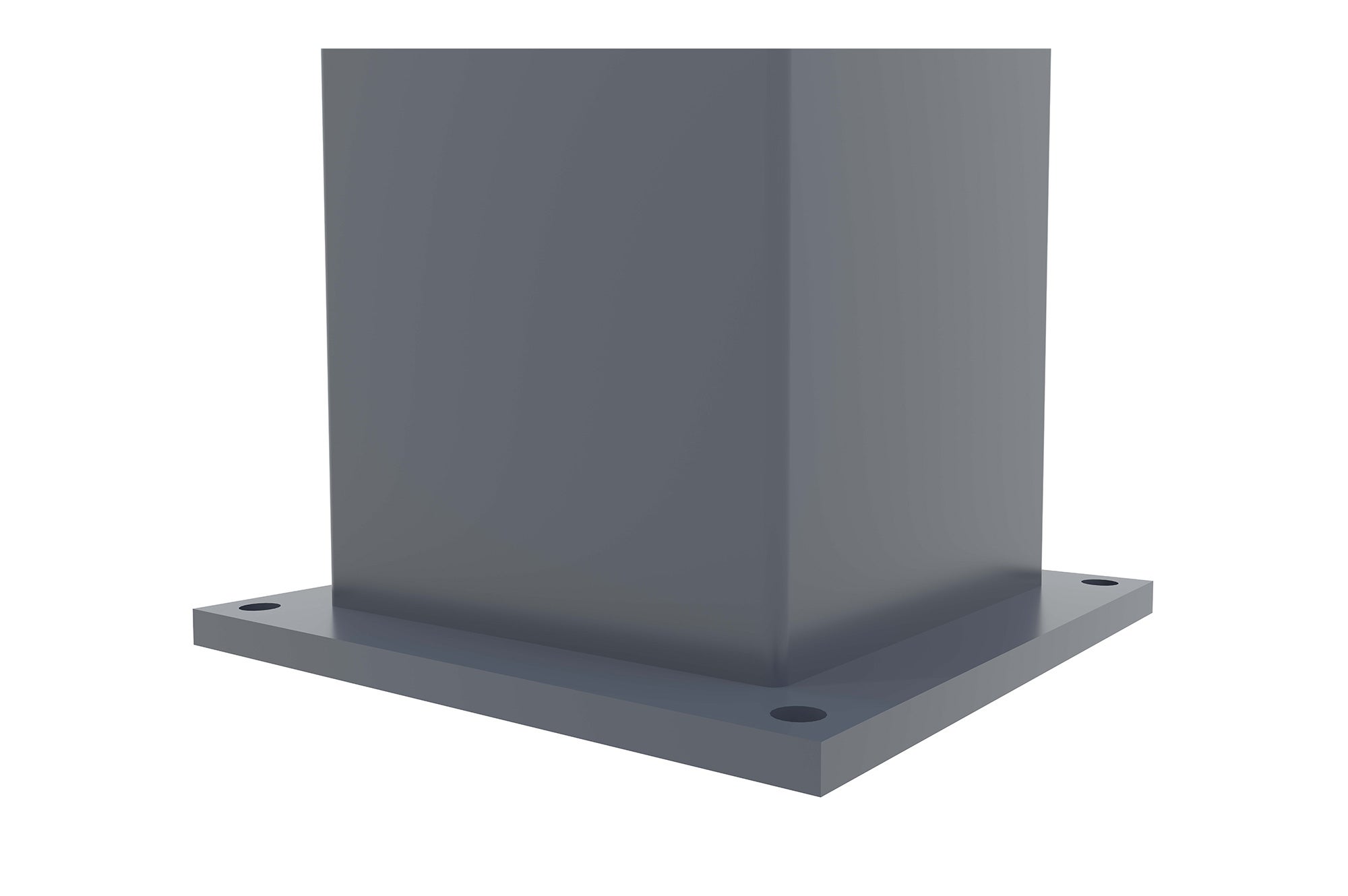 Poteau EIFEL 15x15 en aluminium H.190cm - Gris anthracite - 9