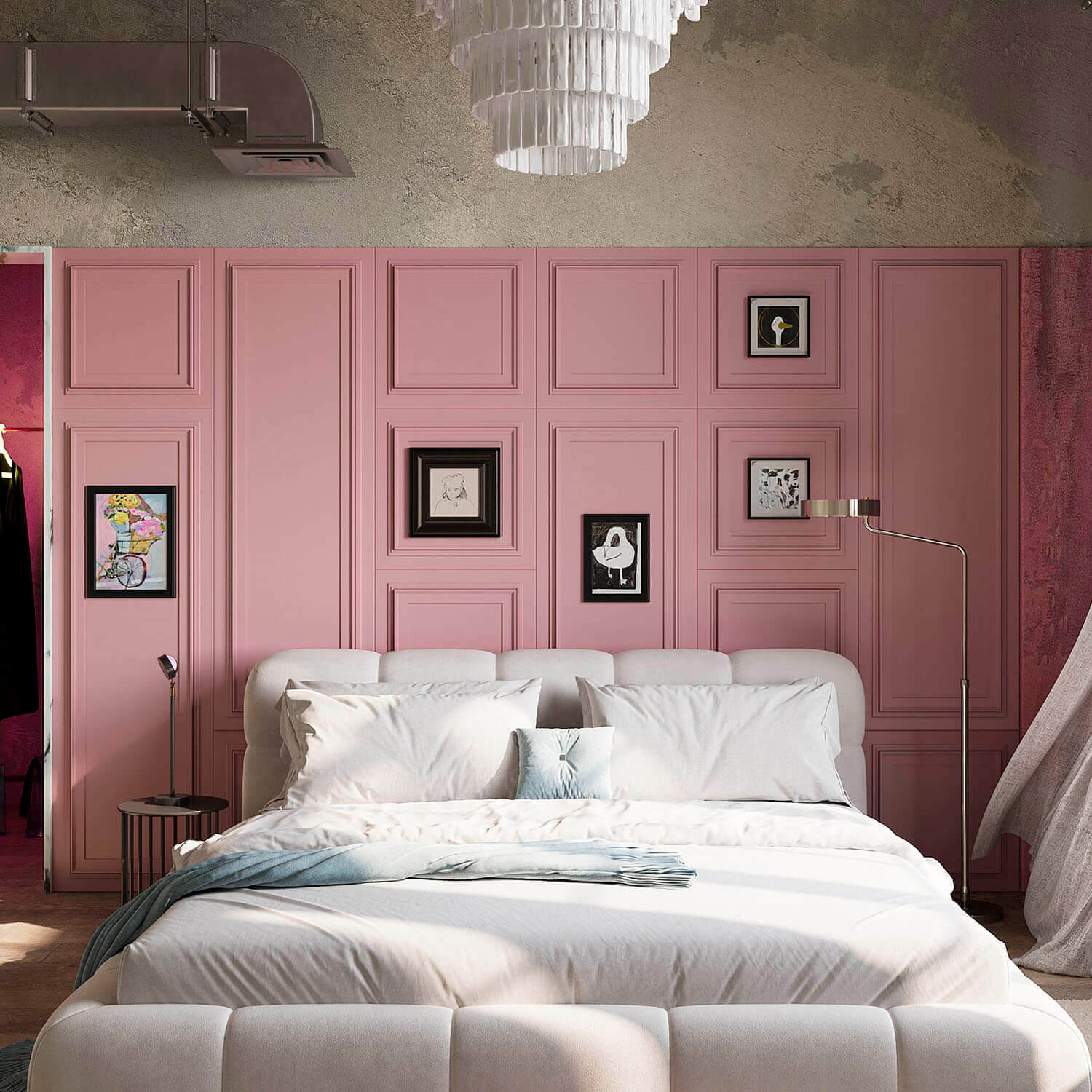 3d panneau mural Profhome 159818 Lambris mural Dalle de plafond Panneau de porte 0,25 m2 - 5