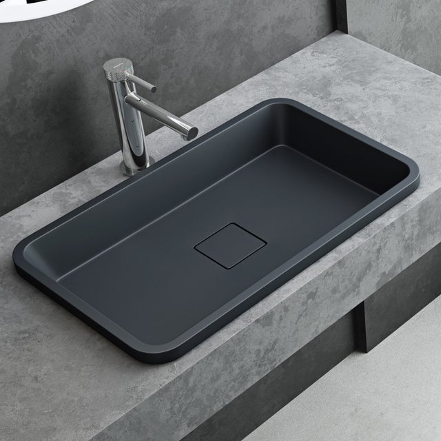 Lavabo vasque lave-mains toilette 60 x 45 cm de salle de bains granit