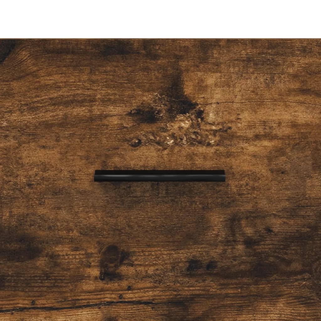 Maison Exclusive - Table de chevet chêne fumé 40x35x47,5 cm bois d’ingénierie - 9