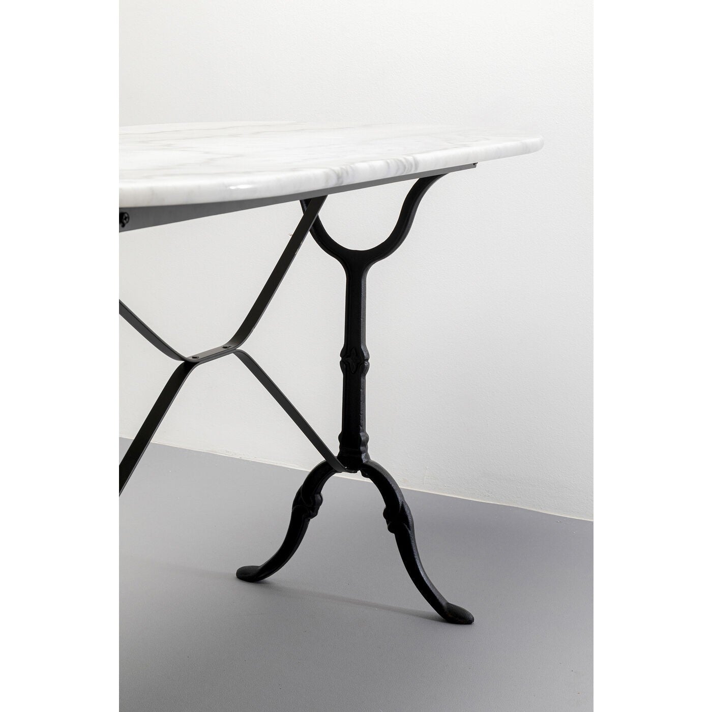 Table Bistrot 120x60cm marbre blanc Kare Design - 6