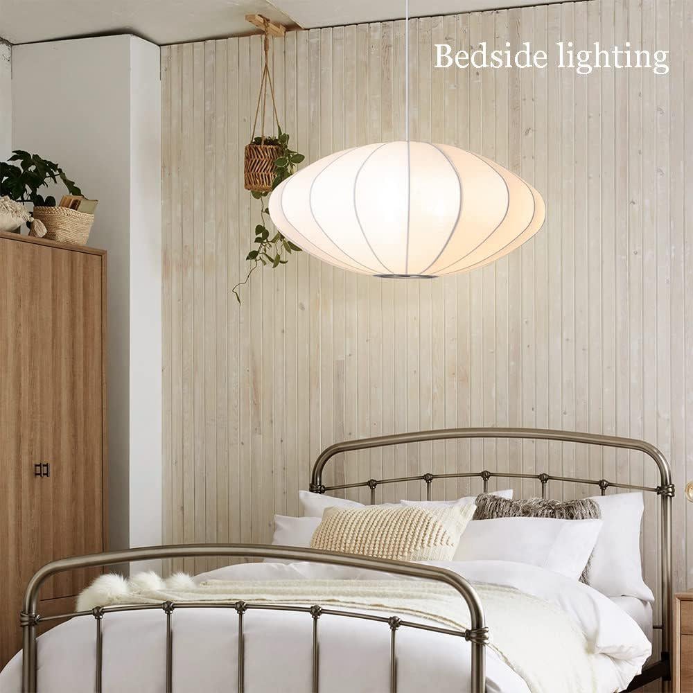 Suspension en tissu pour salle à manger et salon, lampes lanternes chinoises, 30CM - 5