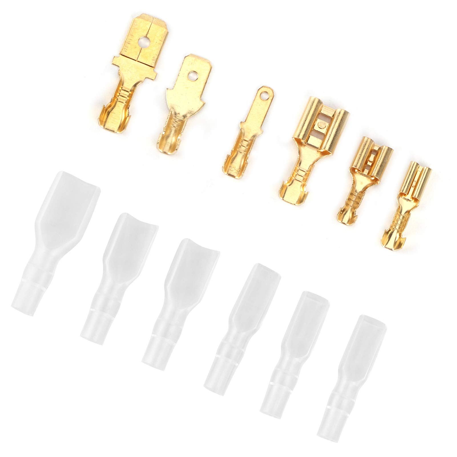 315 pezzi terminali per cavi connettori elettrici maschio femmina forniture industriali 2,8/4,8/6,3 mm - 7