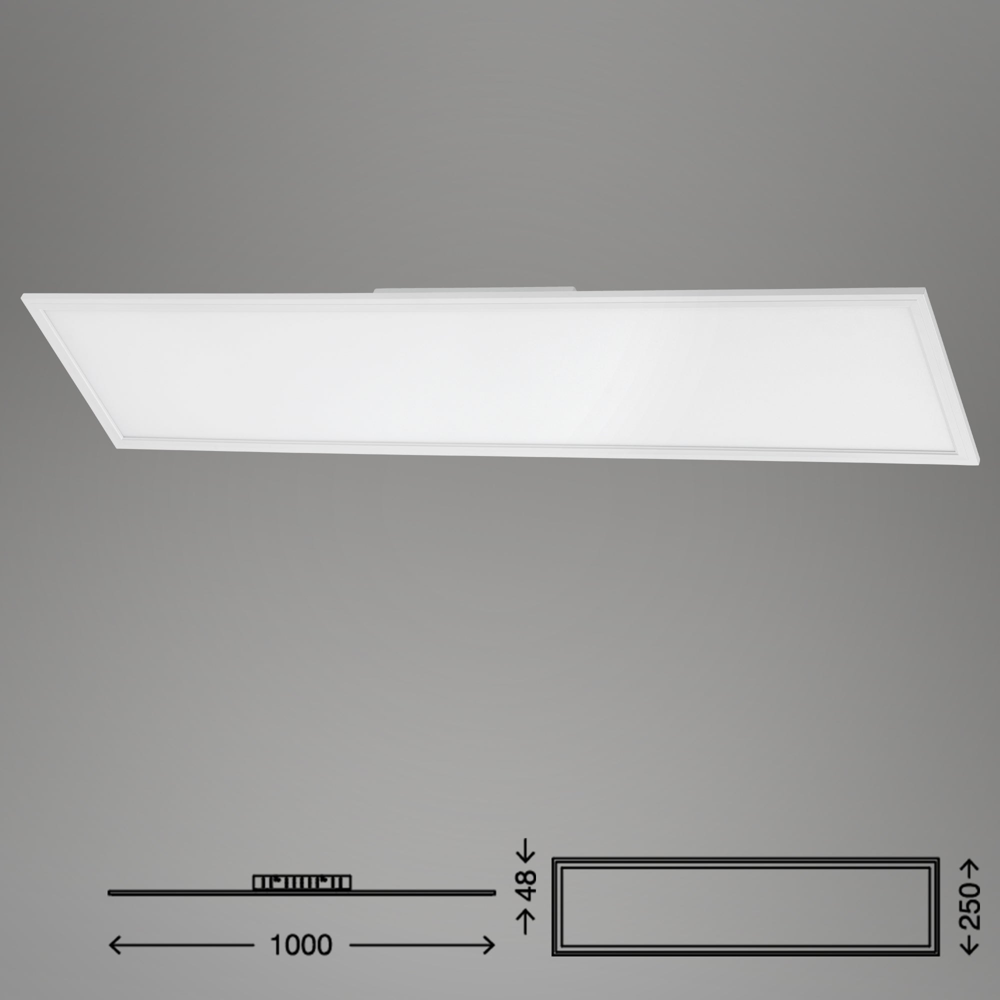 Plafonnier LED - Blanc - 23?W 2200?lm - Dimmable et CCT 3000?6500?K - Télécommande incluse - IP20 - Briloner - 5