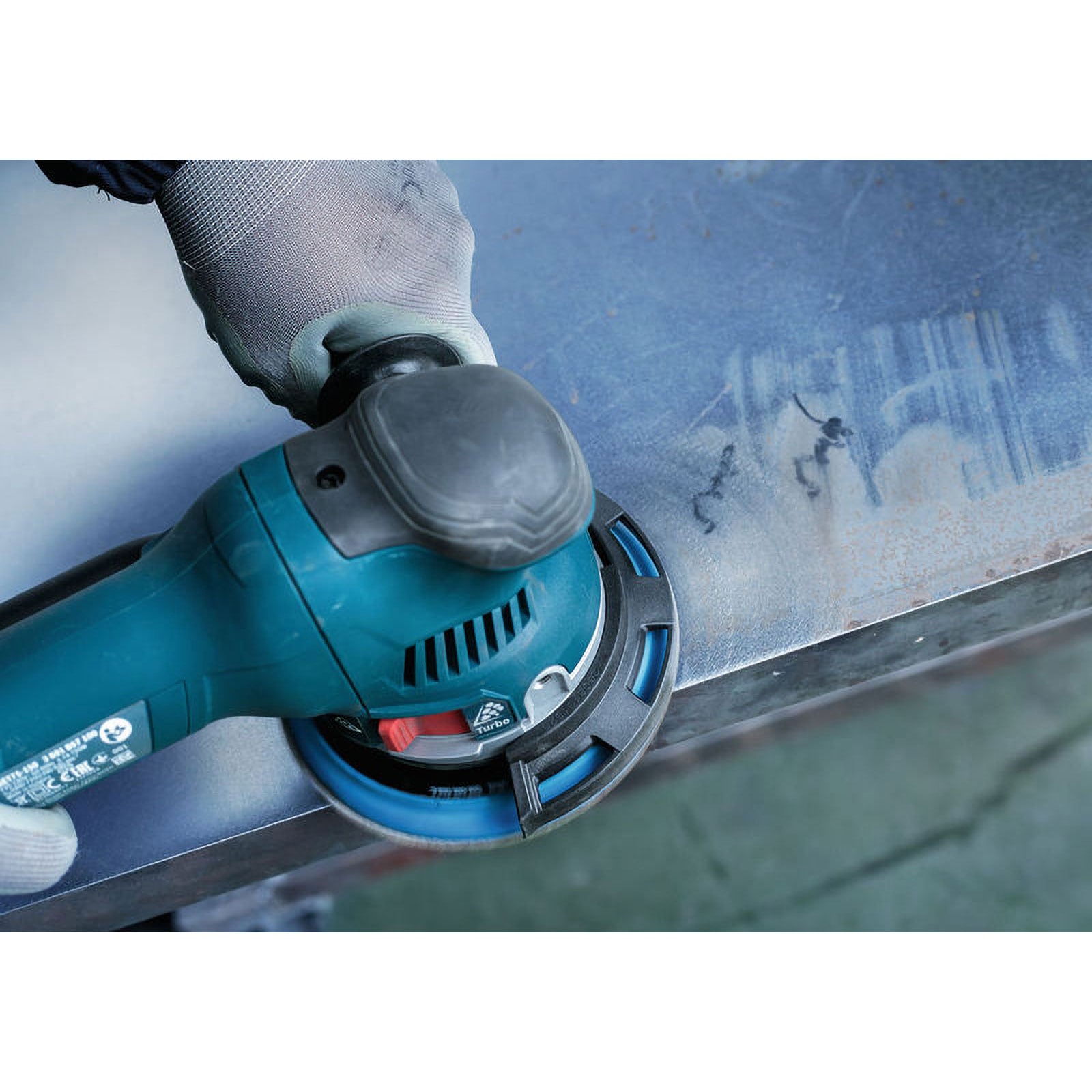 Bosch 1x Disco per levigatura EXPERT O780, 150 mm (per Legno duro, Vernice su legno, Ø 150 mm, Grano 80, Professional Accessorio levigatrice rotoorbit - 2