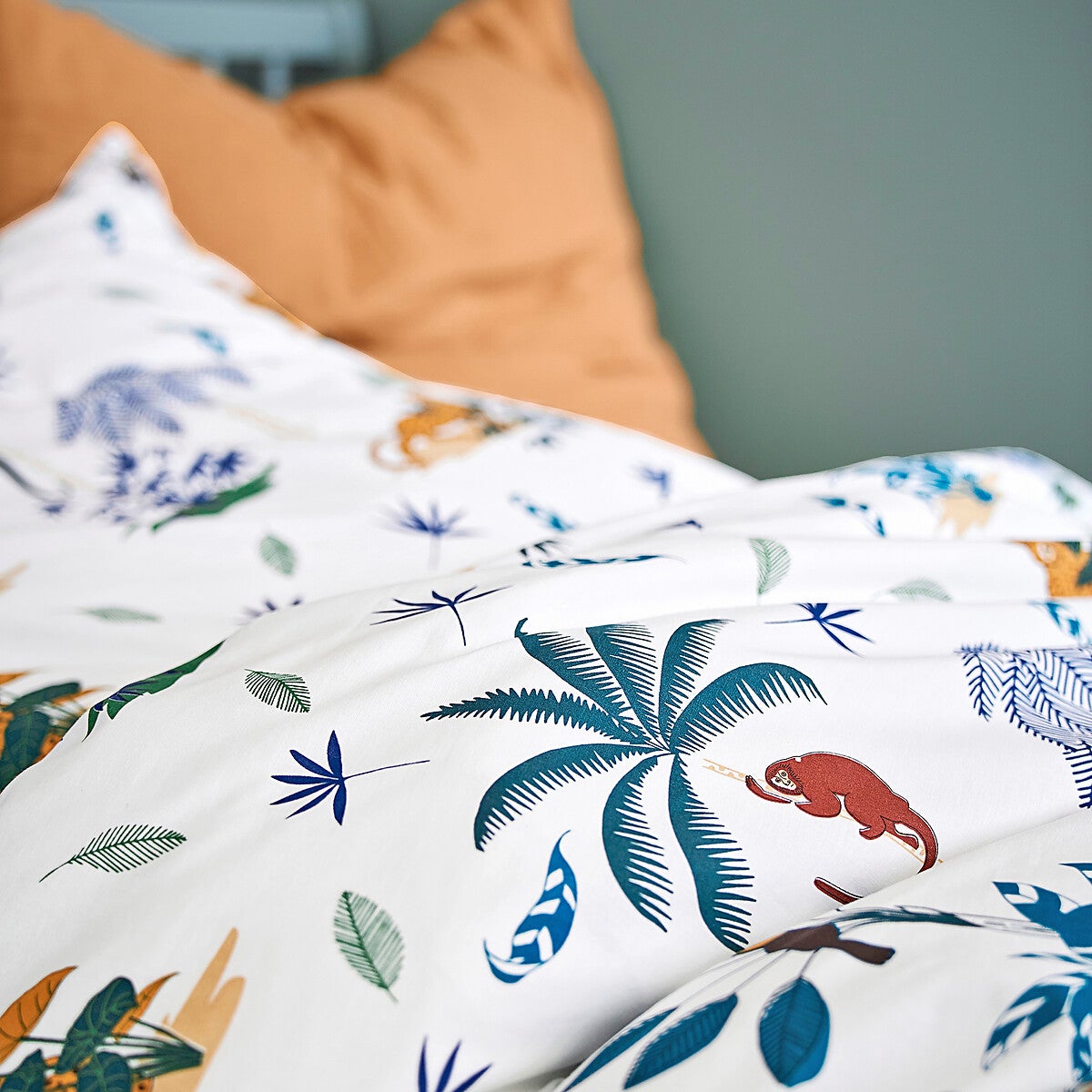 Housse de couette coton biologique, Petite Jungle - Imprimé - 140 x 200 cm - 5