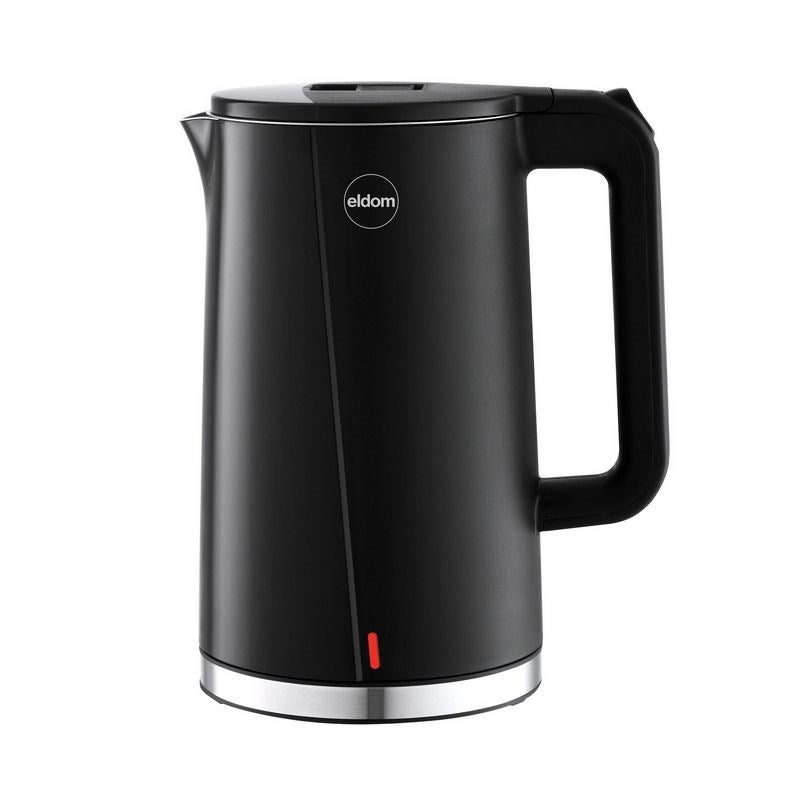 SMAPP Bollitore Elettrico 442.3 Nero Grafite 1,7L - 2200W, Acciaio Inox, Senza Fili E Spegnimento Automatico