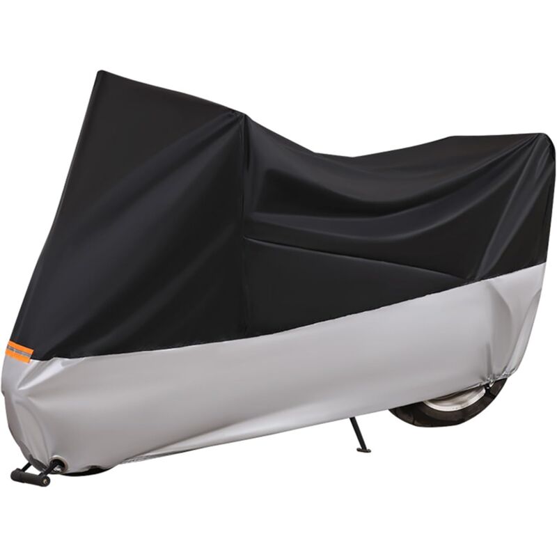 Uniwersalny pokrowiec na motocykl z wodoodpornej tkaniny Oxford, rozmiar XXL: 245 x 105 x 125 cm, pokrowiec ochronny przed słońcem, kurzem i wiatrem